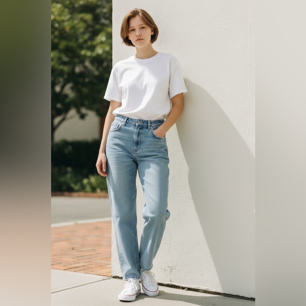 SO Women's Boyfriend Jean- Classic Blue - Picture 1 of 3